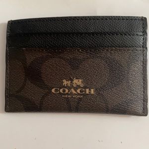 Coach card holder